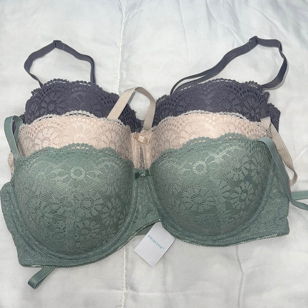NWT Primark Lace Bras (3) 36C